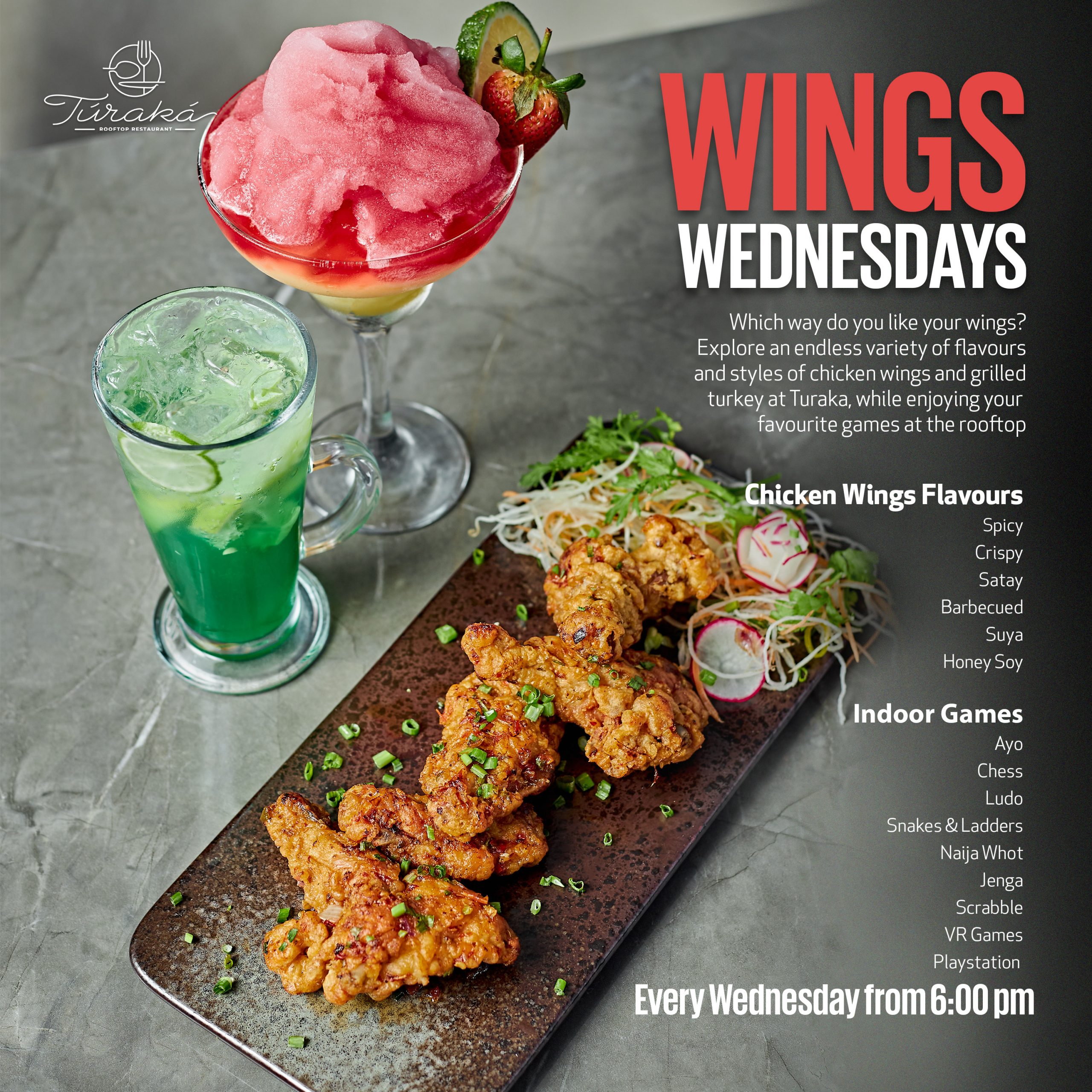 Wings And Games Wednesdays